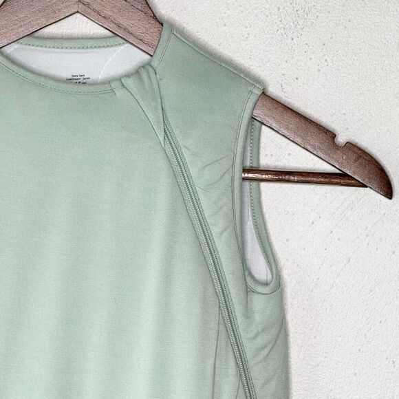 PurComfy Luxe Dream Mint Green Full Zip Sleep Sack 1.0 TOG - 29” long - 6-15M - Picture 3 of 6